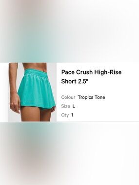 lululemon athletica Pace 2.5” Shorts, Tropics Tone, L